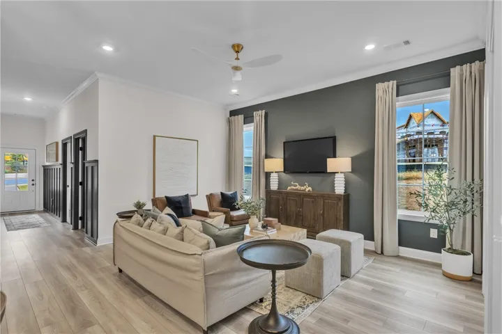 This image is of the exterior unit model home.