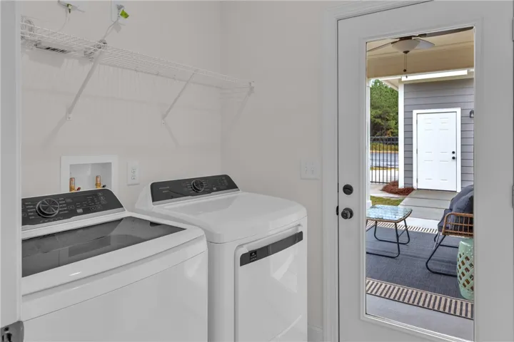 This image is of the exterior unit model home.