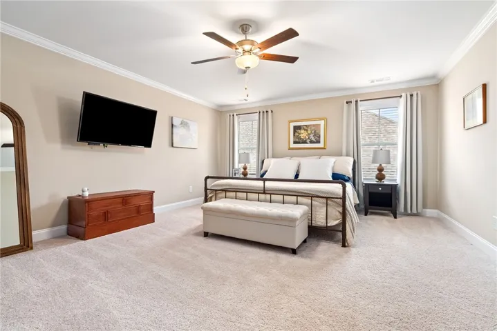 Upstairs bonus room being used as 5th bedroom