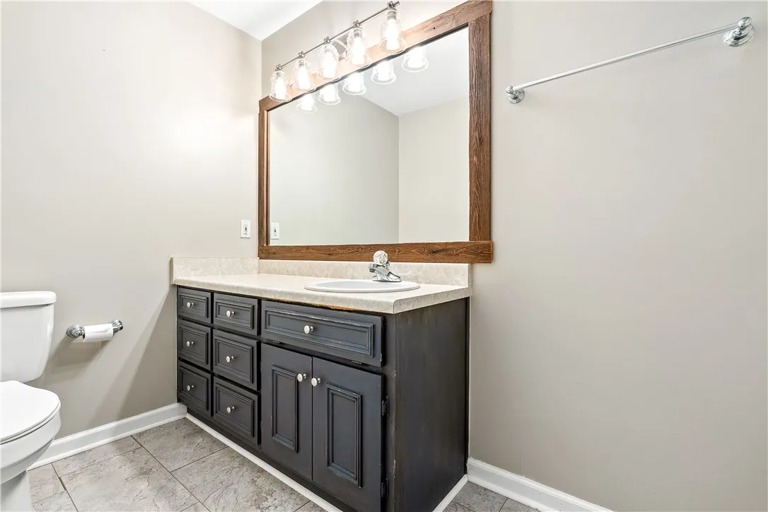 Large vanity connected to Primary bedroom All updated