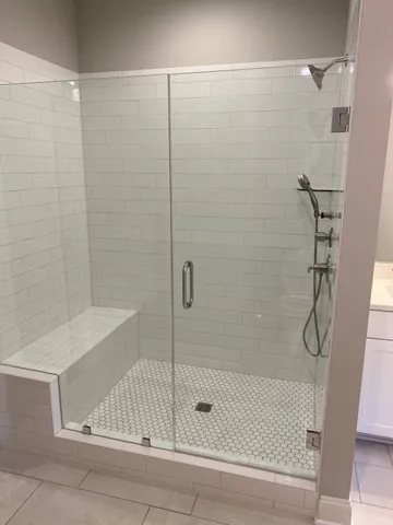 Large tiled primary shower