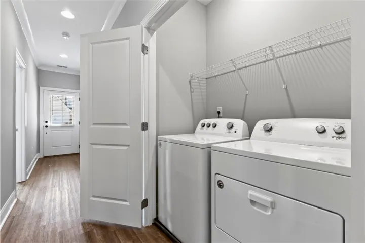 Laundry closet