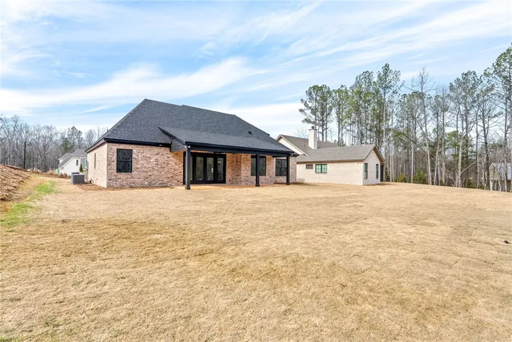 Backyard View Facing the Rear of the Home