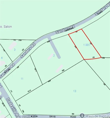 N/a Sanders Road, Alexander City, Alabama 35010