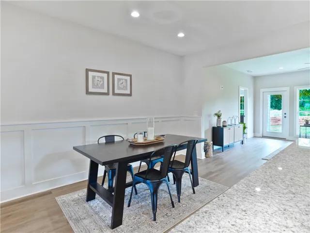 Judges Paneling in the Dining Area - example of a completed Torbert Plan