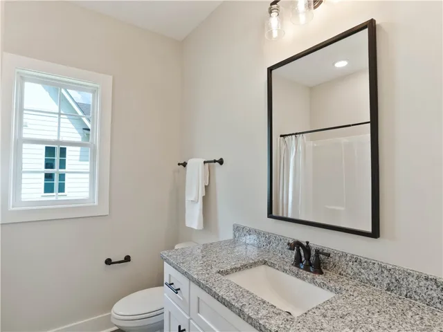 Guest Bathroom - Granite Vanity Countertop - example of a completed Torbert Plan