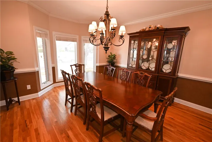 Formal dining room.