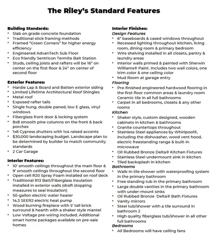 The Riley by Holland Homes LLC. Rendering. All plans, pricing and specifications are subject to change without notice.