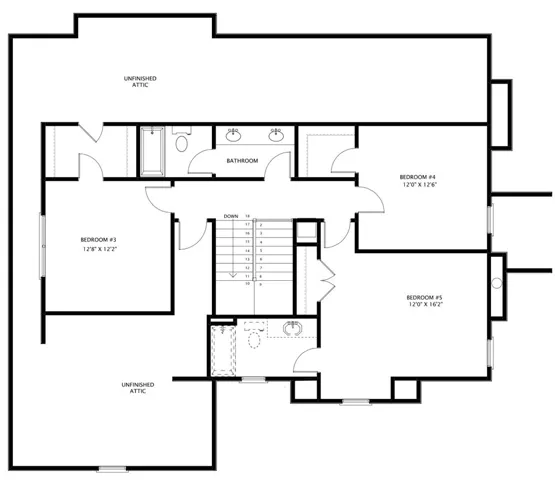 The Riley by Holland Homes LLC. Rendering. All plans, pricing and specifications are subject to change without notice.
