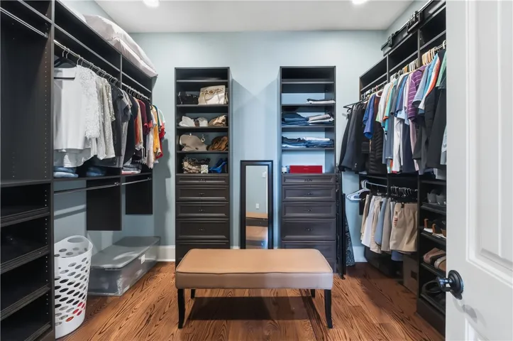 Primary closet