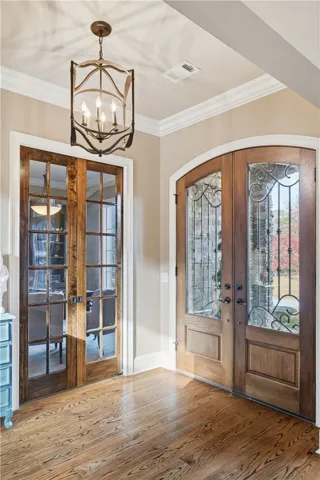 Foyer and office entrance