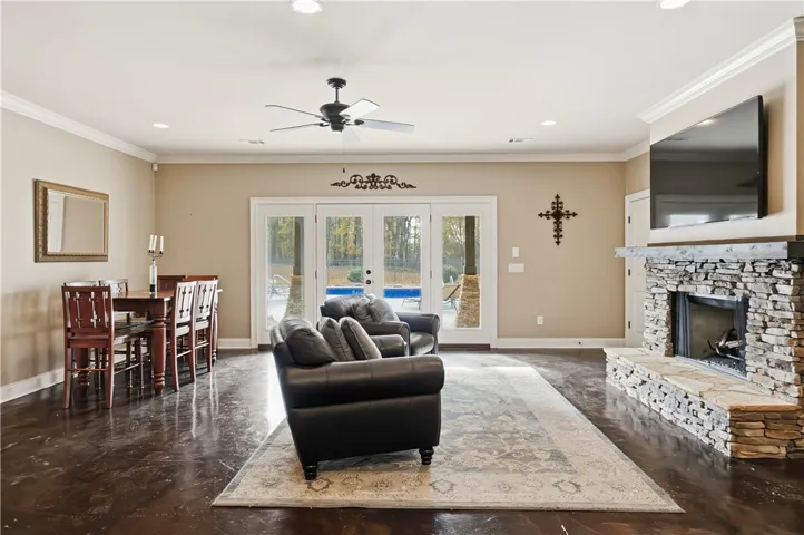 Downstairs living room