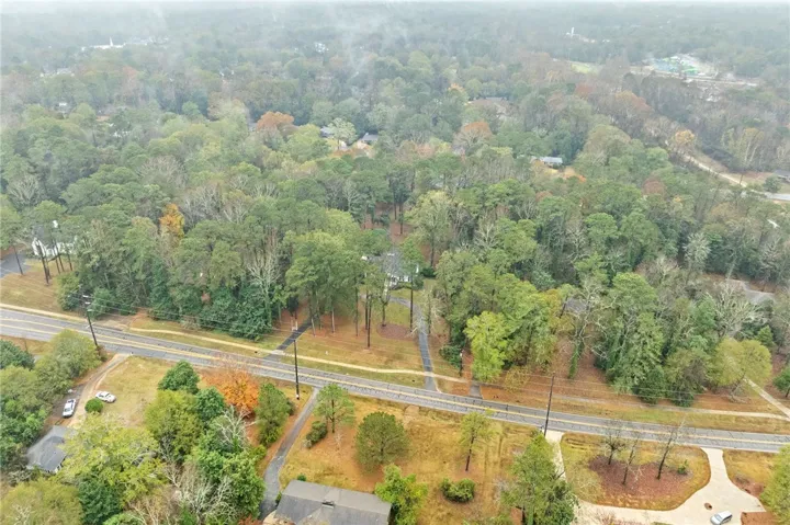 Aerial shot of 2 acres