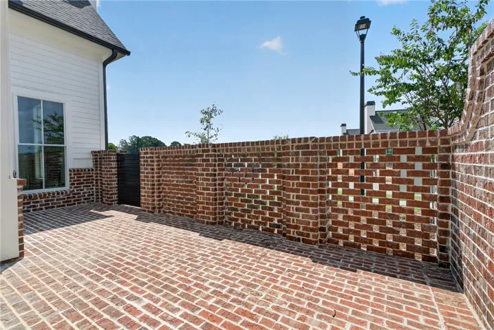 Private patio