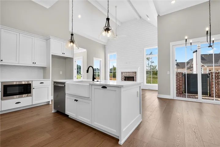 Large kitchen island with soft close award winning Bell cabinetry