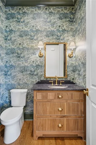 This Stylish Powder Bath Is Perfect Positioned For All Your Guests While Visiting.