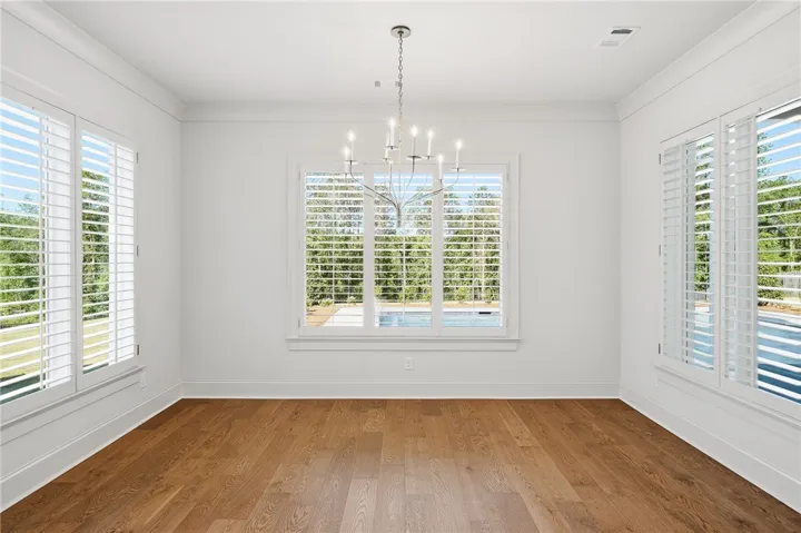 Enjoy Everyday Family Meals Here While Overlooking Your Pristine Backyard Oasis.