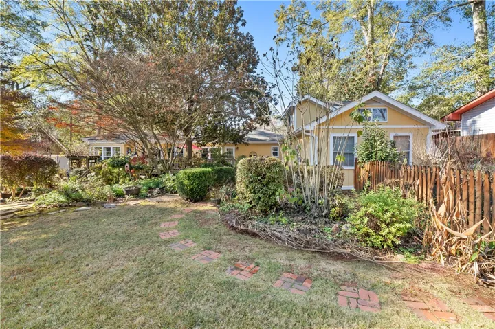 Back yard, view of Garage Apartment