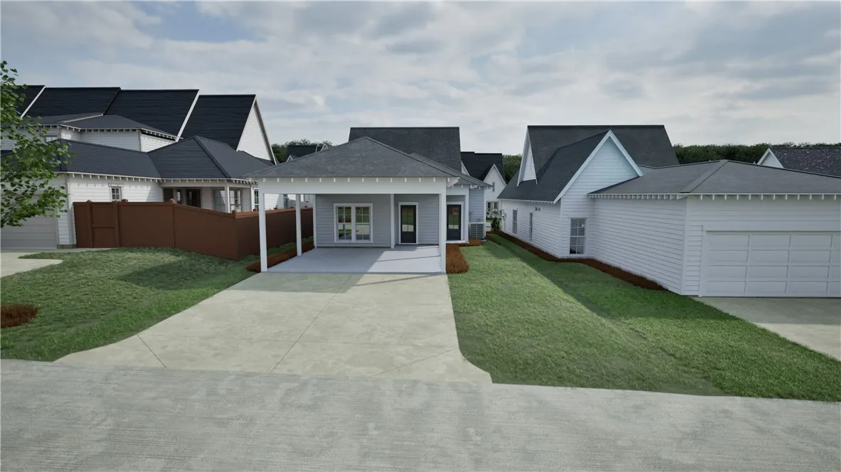 Northgate Lot 204 - Rear view of carport