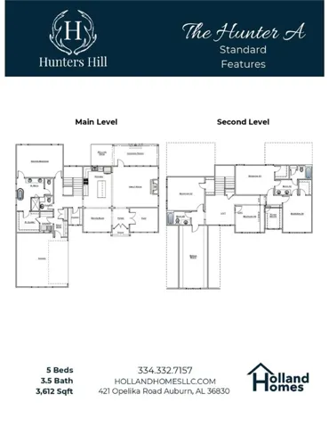 The Hunter A floor plan - Hunters Hill!