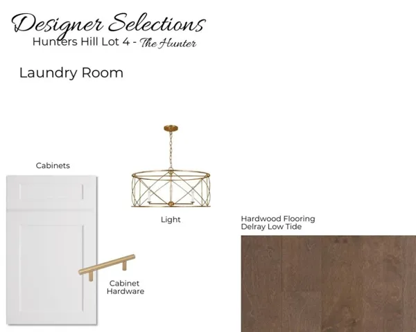Laundry room selections!