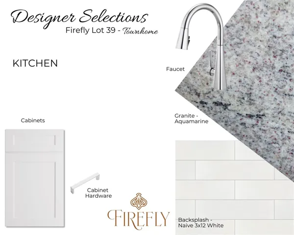 Lot 39 Interior Selection Board