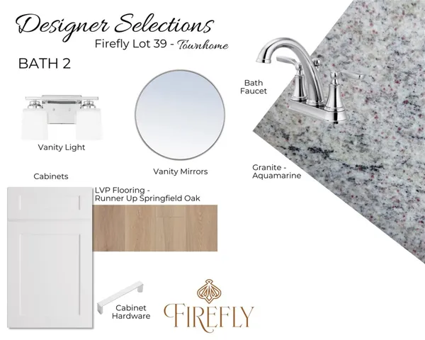 Lot 39 Interior Selection Board