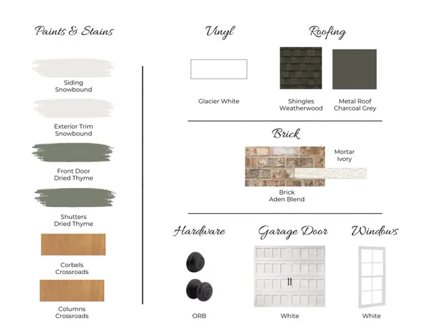 Northgate Lot 68 Exterior Color Scheme