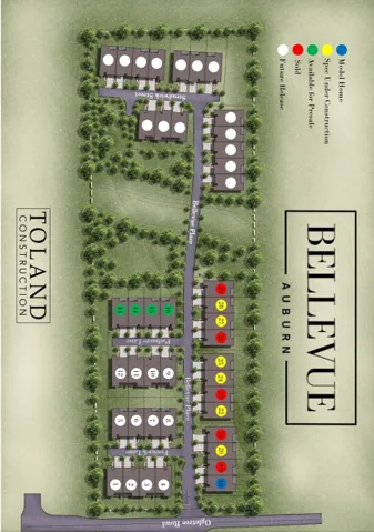 Explore the comprehensive community layout with available and future homes.