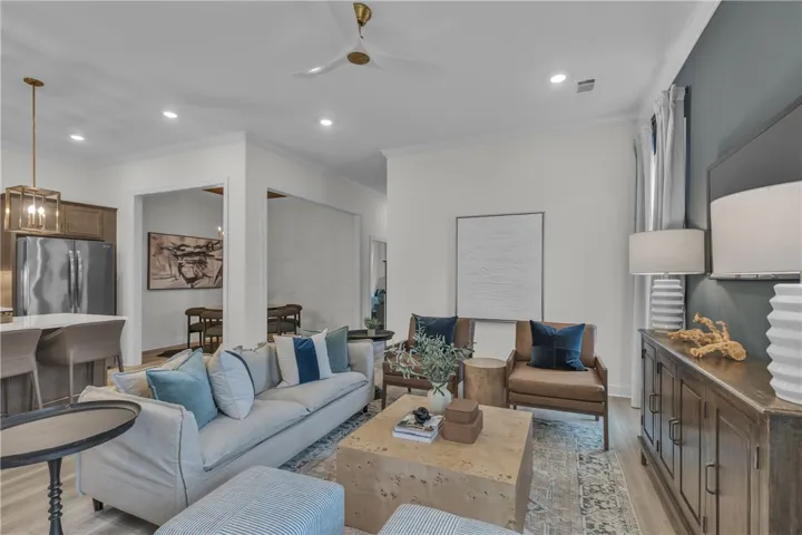 This photo is of the model home for the exterior units.