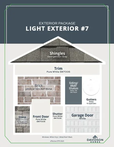 PROPOSED EXTERIOR COLOR PACKAGE