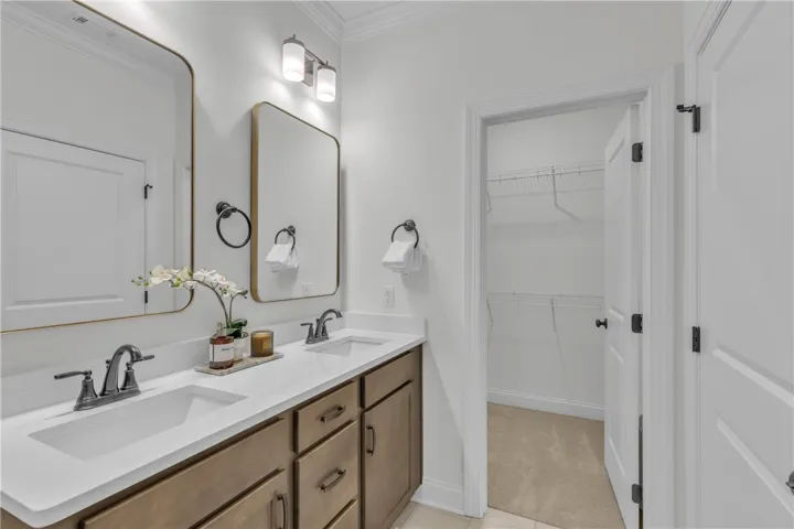 This photo is of the model home for the exterior units.