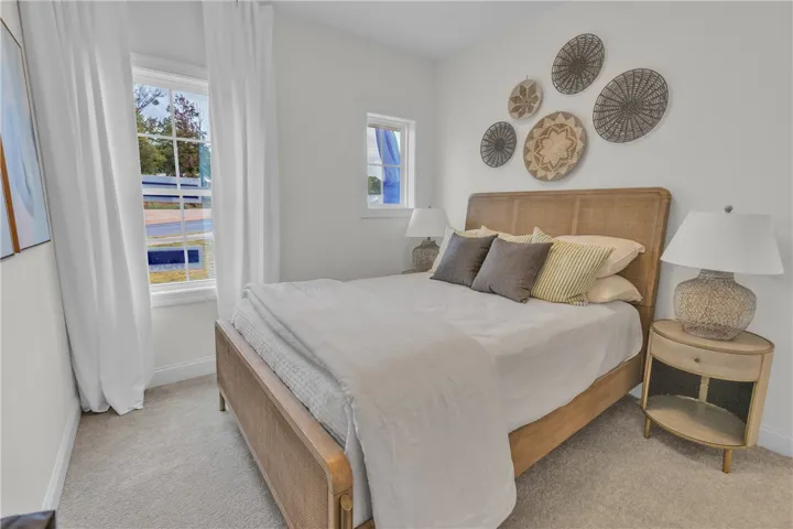 This photo is of the model home for the exterior units.