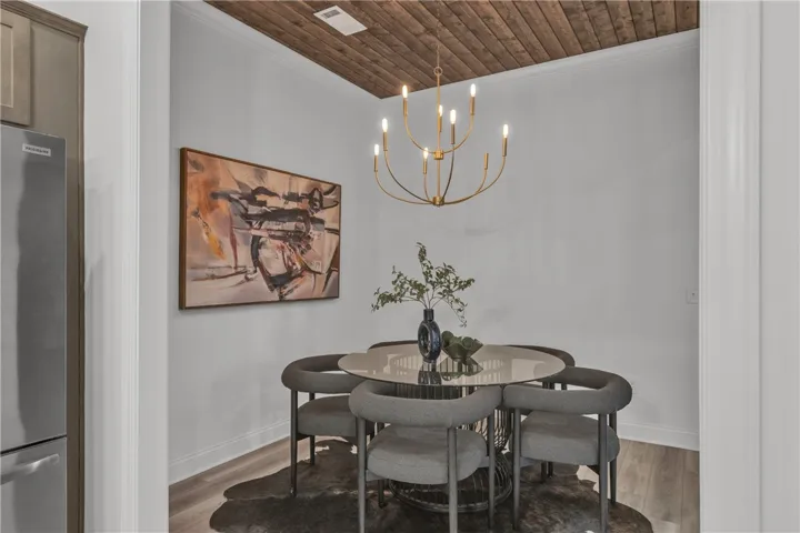 This photo is of the model home for the exterior units.