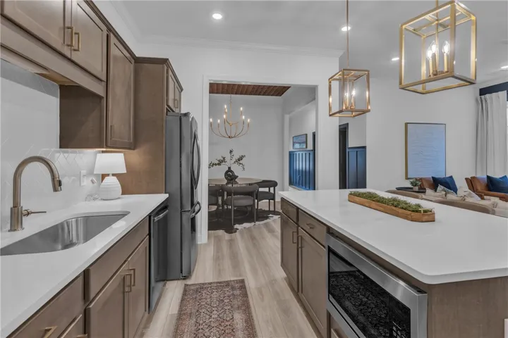 This photo is of the model home for the exterior units.