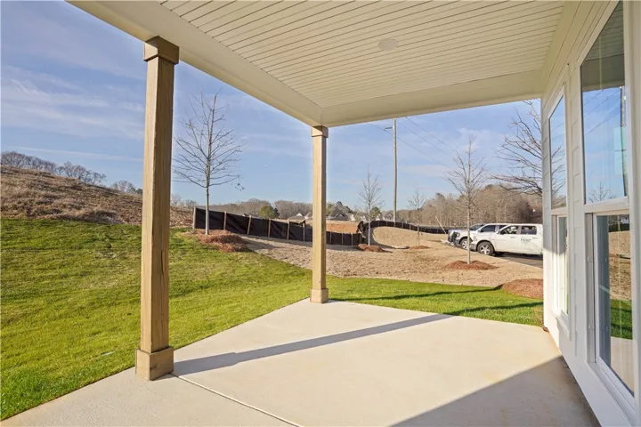 Covered Back Patio - located next to the Firefly Post Office