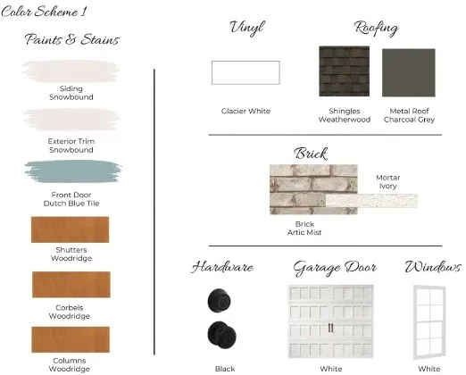 Auburn Farms Lot 7 - Exterior Color Scheme 1