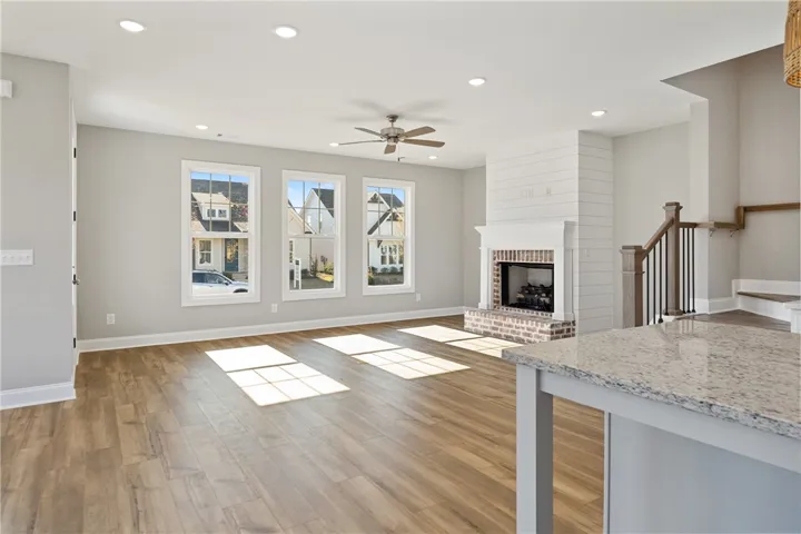 Photo not of subject property. Photo is of finished home of the same floorplan for reference.