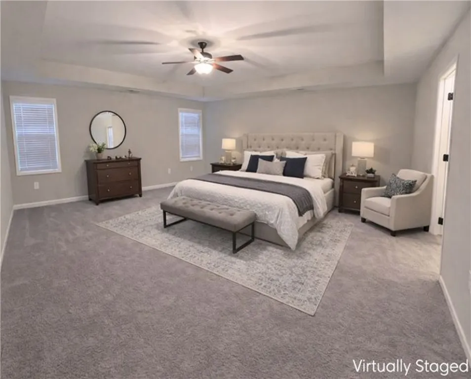 Master Bedroom - Virtually staged