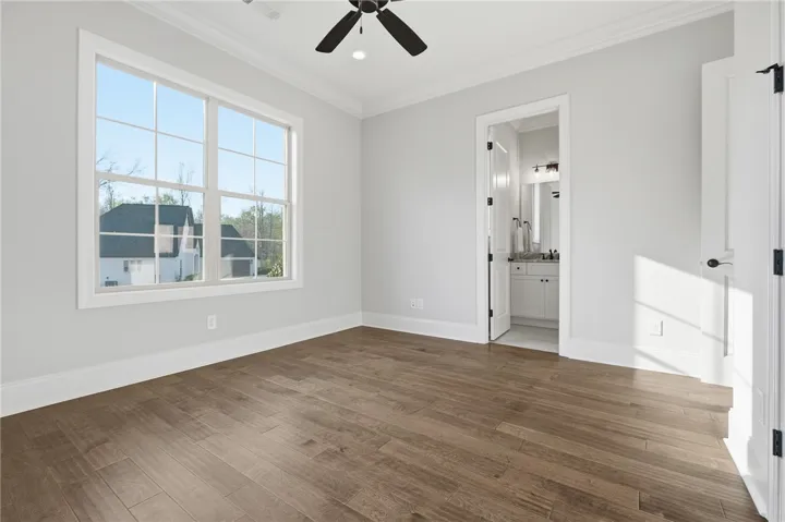 Bedroom 3 is a suite layout with direct access to a full bath.