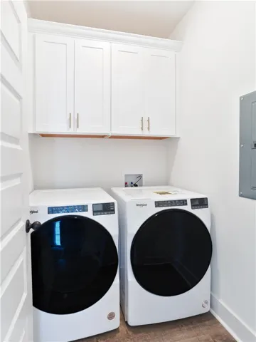 Example of a completed Emily Plan - Laundry Room