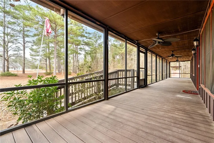 Screened front porch