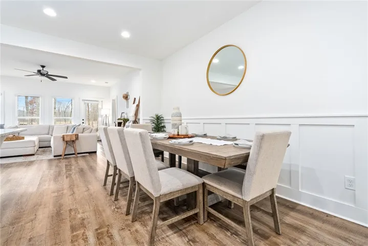 Room for large dining table