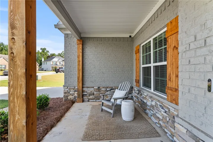 Spacious Front Porch