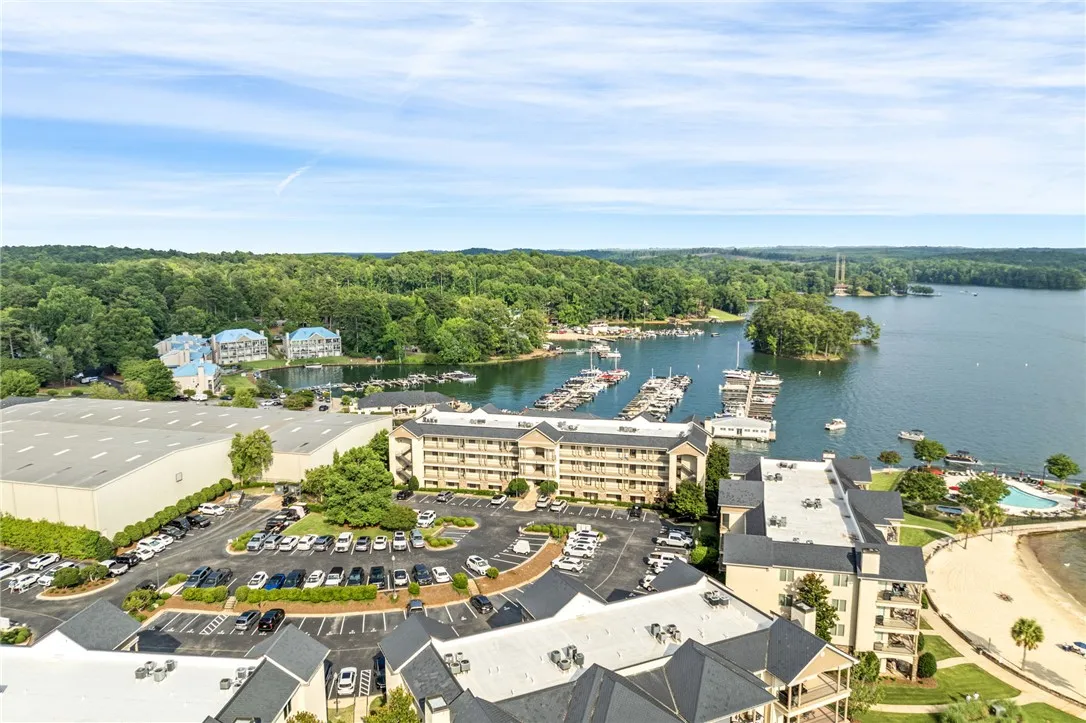 Boasting waterfront buildings and expansive marina views, this community offers a vibrant lakeside lifestyle.