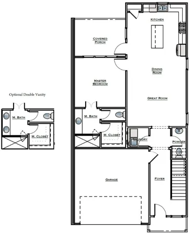 Auburn Farms Townhome - Lot 45 - First Floor