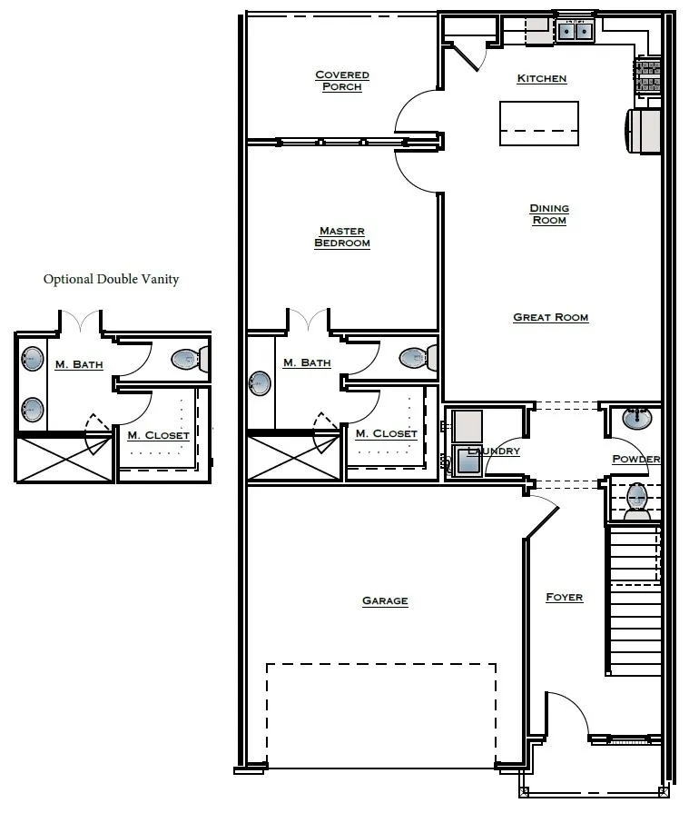 Auburn Farms Townhome Lot 44 - First Floor