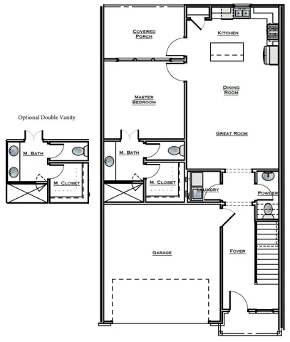 Auburn Farms Townhome Lot 44 - First Floor