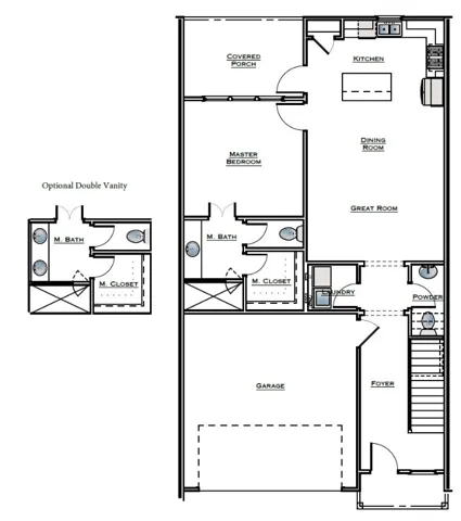 Auburn Farms Townhome - Lot 43 - First Floor