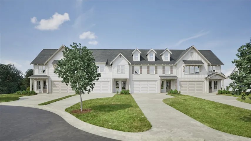 RENDERING of Auburn Farms Townhome Building Units 45 to 42